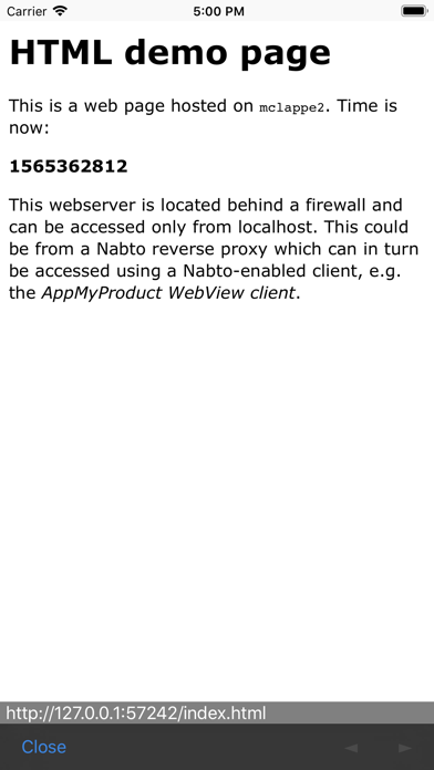 AppMyProduct WebView screenshot 3