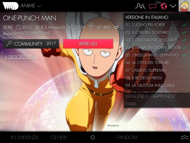 ANIME DA VVVVID SCARICARE