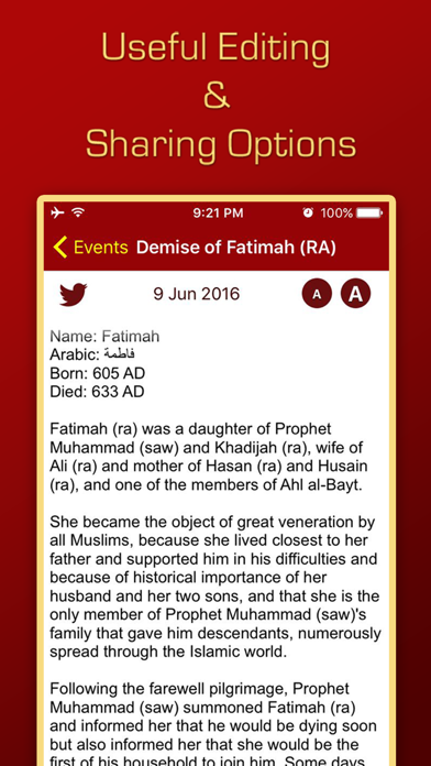 How to cancel & delete Events in Islamic History from iphone & ipad 3