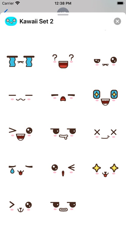 Cute Emoji Faces: Anime, Manga screenshot-4