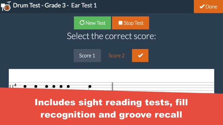 Grade 1-3 Drum Test Practice screenshot-4