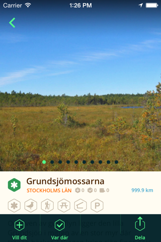 Stockholms läns Naturkarta - náhled