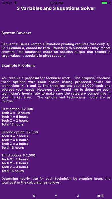 How to cancel & delete Solve3Var3Eq from iphone & ipad 3