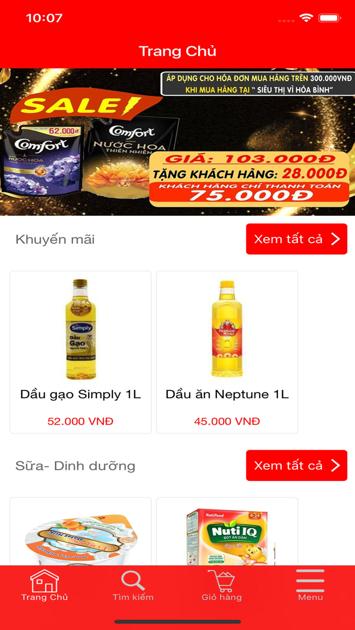 VHBMart - Siêu thị Vì Hòa Bình