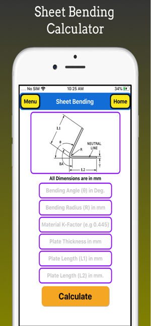 Sheet Bending Calculator Pro