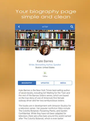 Imágen 1 Biopage - Biography & Stories iphone