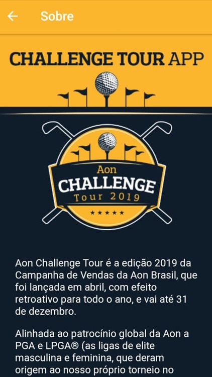 Challenge Tour App