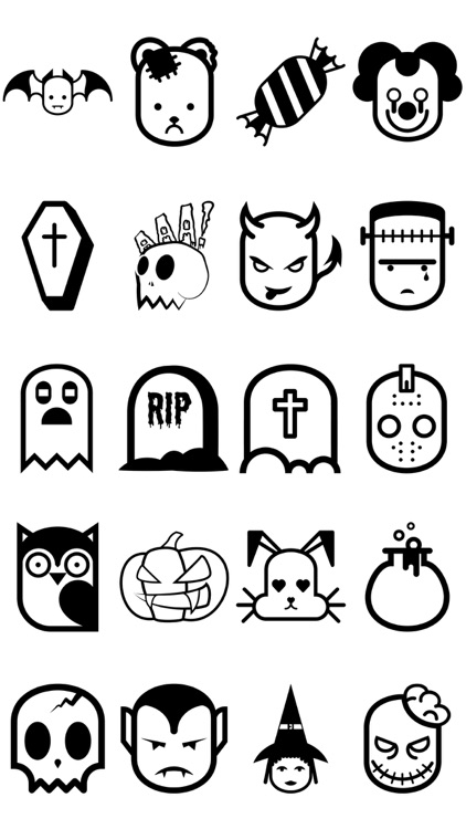 Halloween Mood Stickers 4 screenshot-3