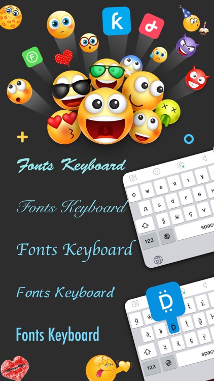 Fonts & Big Emojis for iPhones