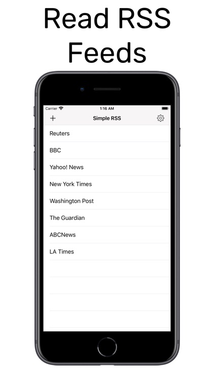 Simple RSS Feed Reader