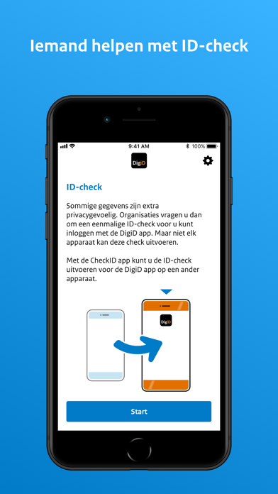 CheckID voor DigiD iPhone app afbeelding 1