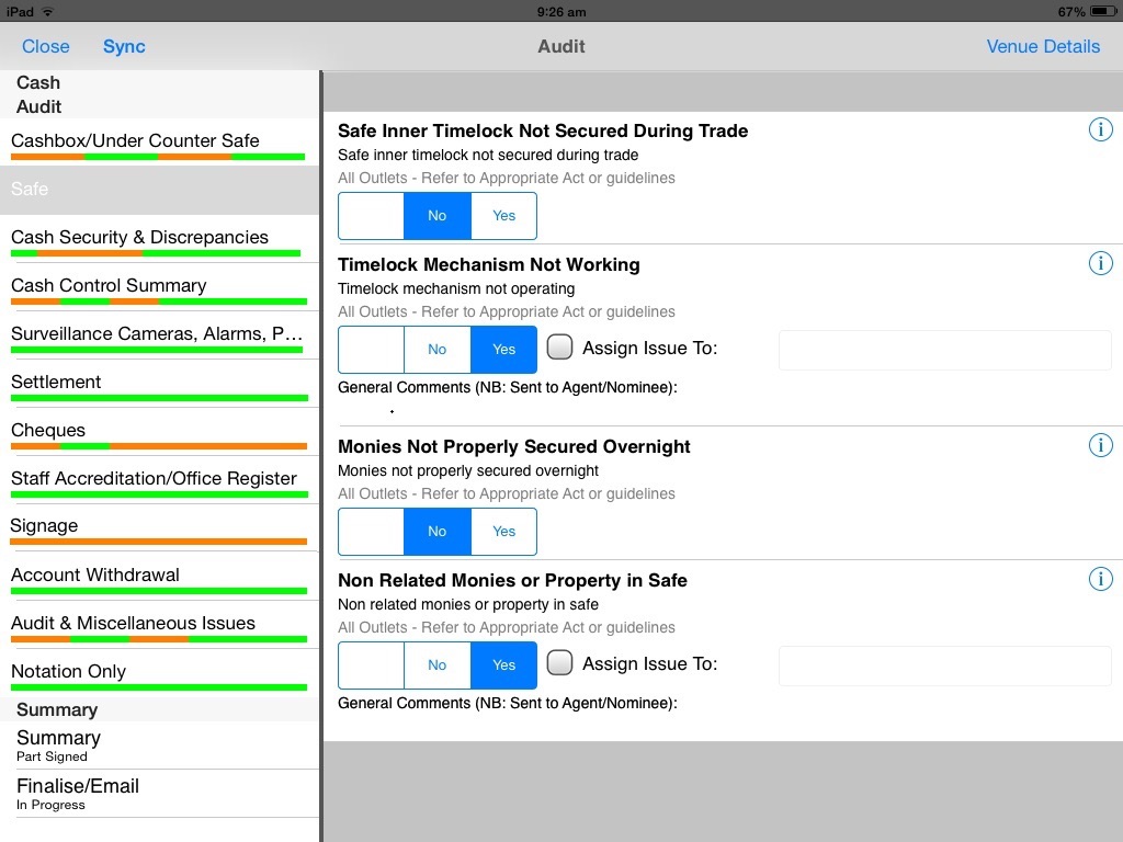 Mobile Auditor - Compliance screenshot 2