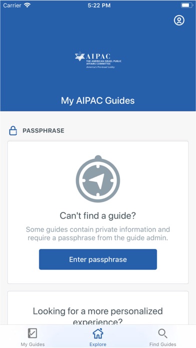 My Guides - AIPAC screenshot 2