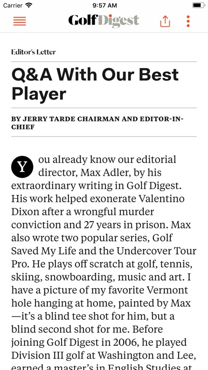 Golf Digest Magazine