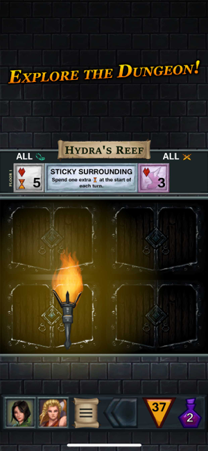Snímek obrazovky One Deck Dungeon