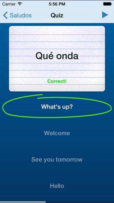 How to cancel & delete Learn Spanish - Qué Onda from iphone & ipad 2