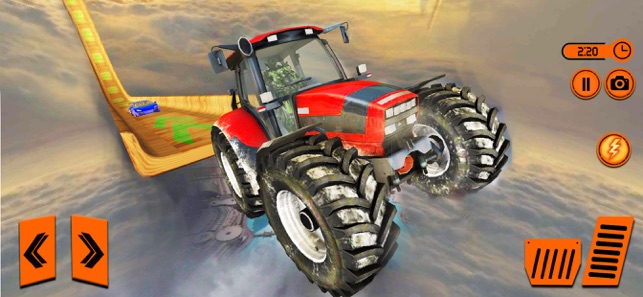 Tractor Jump Mega Ramp Stunt