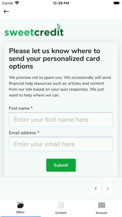 SweetCredit screenshot-3