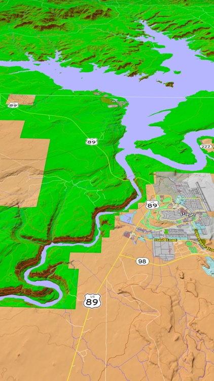 Scenic Map Central USA screenshot-4