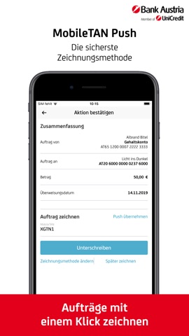 Bank Austria Mobilebanking Ipad App Itunes Osterreich