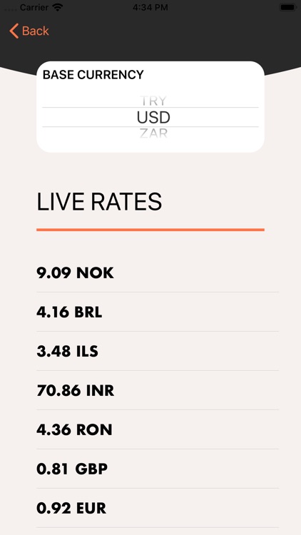 Quick Currency Rates