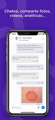 Captura de Pantalla 2 mediQuo - chat consulta médica iphone