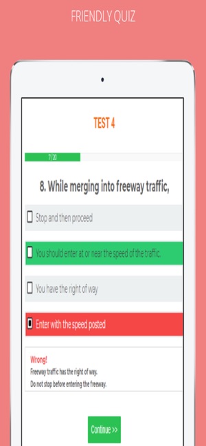 CA DMV PRACTICE DRIVING TESTS