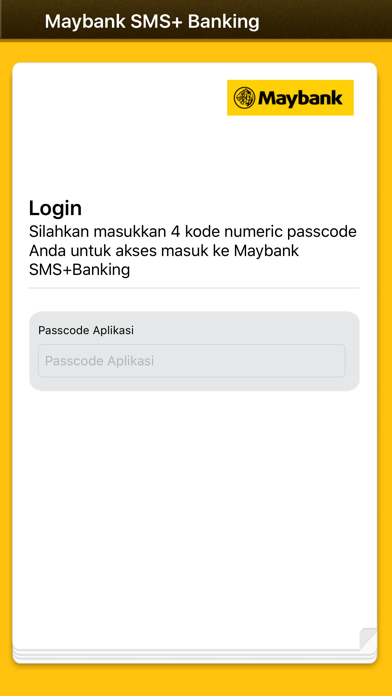 How to cancel & delete Maybank SMS+ Banking from iphone & ipad 2