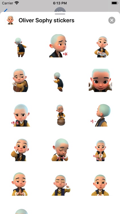 Oliver Sophy stickers