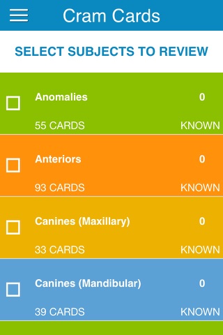 NBDE Dental Anatomy Cram Cards - náhled