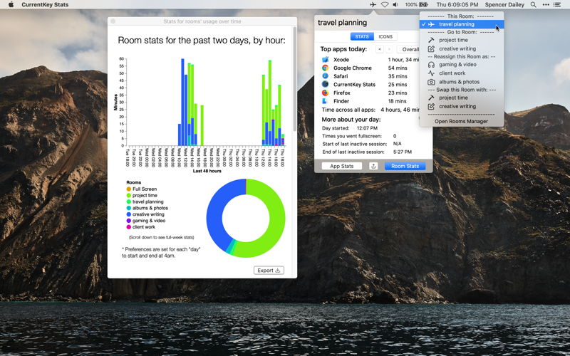 CurrentKey Stats screenshot 2