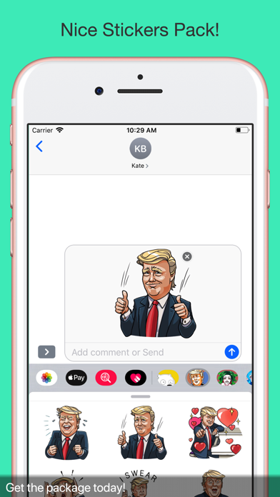 Trump The funny stickers pack screenshot 4