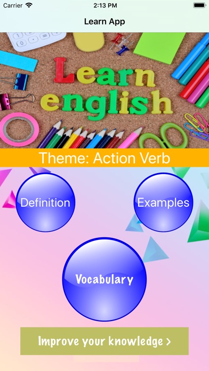 Learn English:Action verb