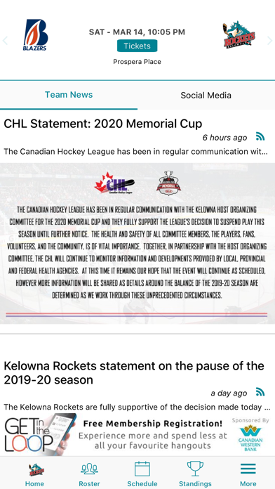 Kelowna Rockets Official App screenshot 2