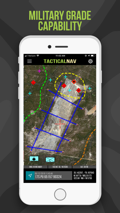 Tactical NAV - GPS Navigation App For Military and First Responders Screenshot 2