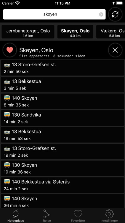 Sirkler - Rutetider i Norge screenshot-5