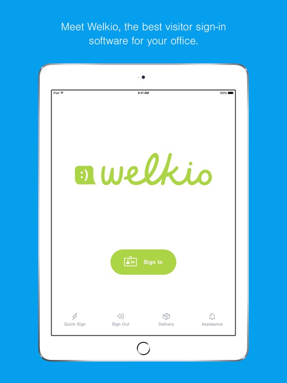 Welkio: Modern Visitor Sign-In screenshot-0