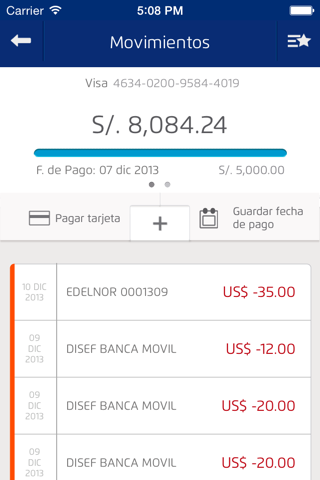 Banca Móvil BCP screenshot 3