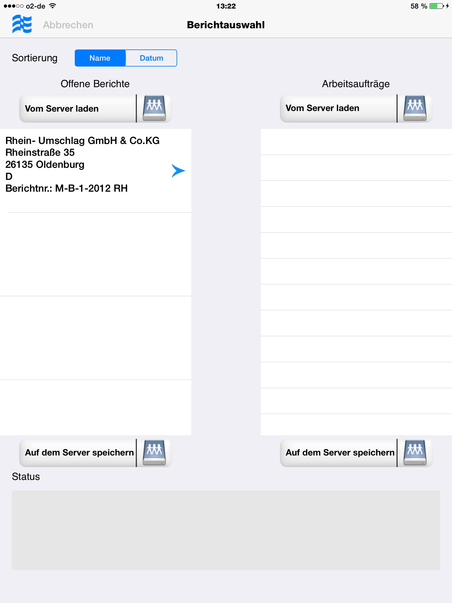 MEiAPPS Mängelbericht screenshot 4