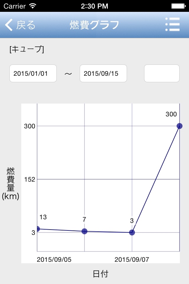 クルマの家計簿 screenshot 3