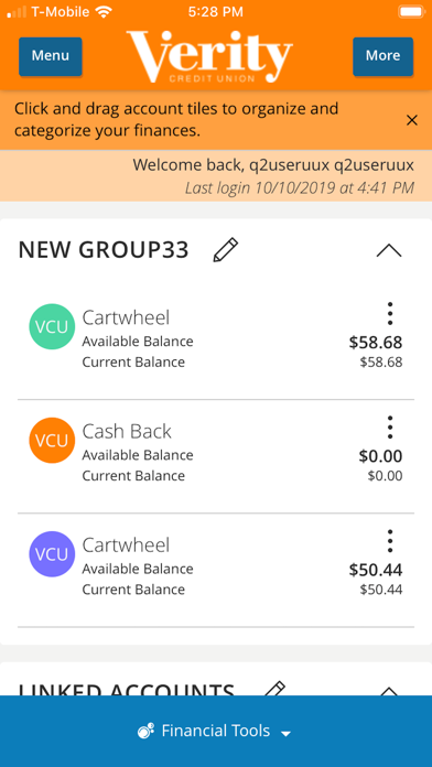 Verity Credit Union Mobile screenshot 2