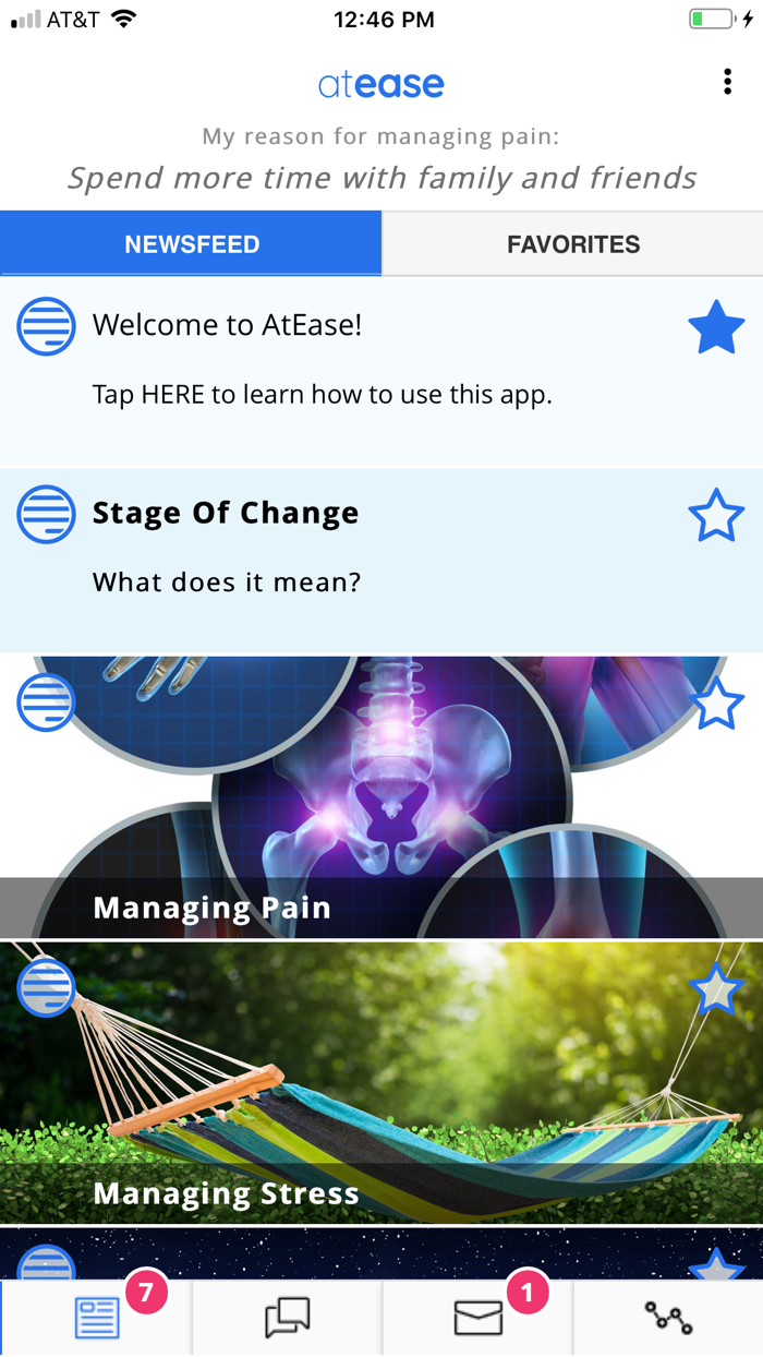 AtEase Veterans Managing Pain