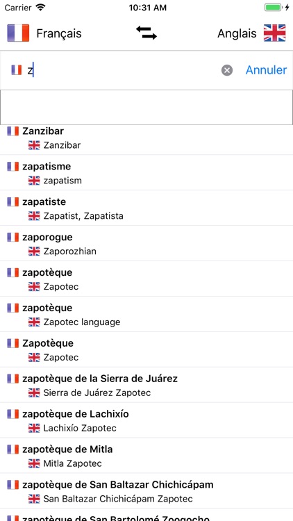 Dictionnaire Anglais-Français screenshot-4