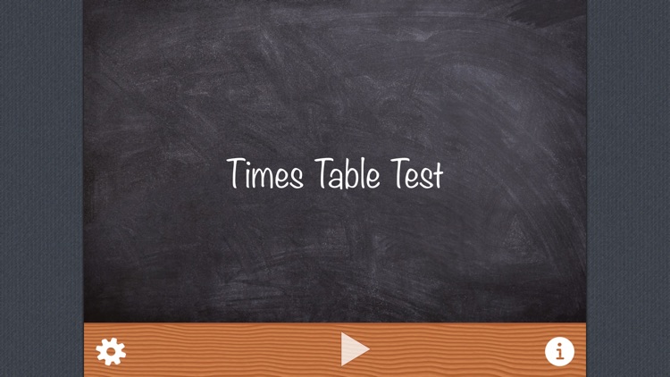 Times Table Test