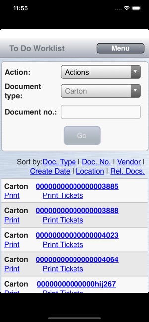 Aptos Web Inventory Management