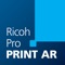 The RicohProPrint Augmented Reality app was created to help print service providers and print buyers demonstrate how they can make print come alive