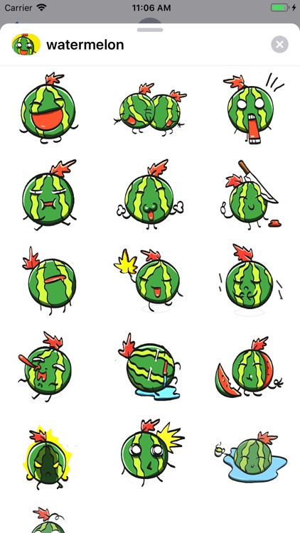 watermelon sticker