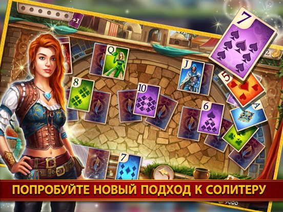 TriPeaks Solitaire Cards Queen на iPad