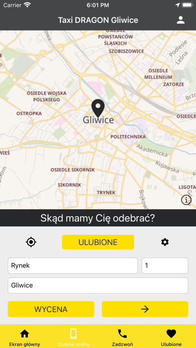 Taxi DRAGON Gliwice screenshot 3