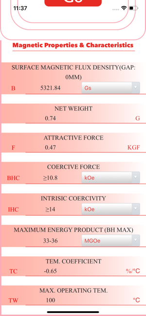 TAI HAN Magnet Calculator(圖2)-速報App